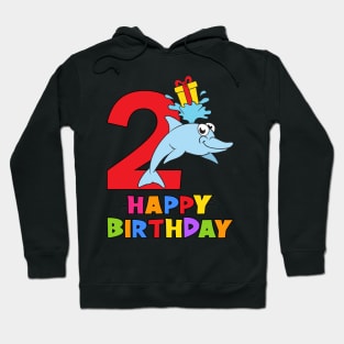 2nd Birthday Party 2 Year Old 2 Years Hoodie